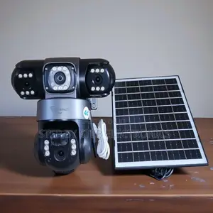 V380 Pro 12mp PTZ Triple Lens Solar CCTV Camera With Instant Alerts