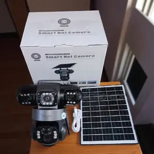 V380 Pro 12mp 4g Sim Solar Camera With Ai Pir Sensor Detection