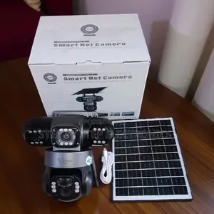 Stand Alone V380 Pro 12mp Solar Triple Lens PTZ CCTV Camera