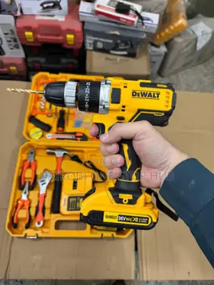 Cordless Drill and Professional Tool Set