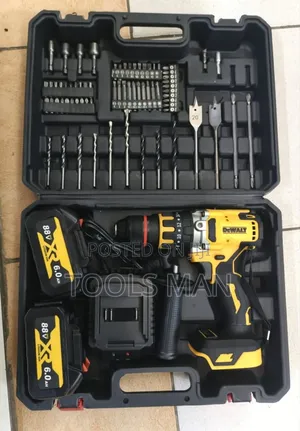 Dewalt 88v Cordless Electric Hammer Drill Set.