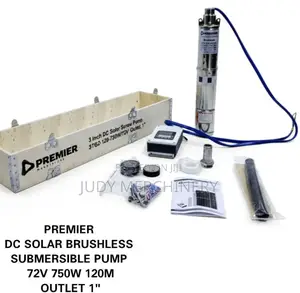 Solar Submersible Pump 120mtrs 750w