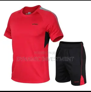 2 Pieces Set Sport Men's Gym Wear
