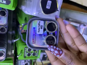 Beams Redmi Note 14 Pro 4g Glitter Ring Camera Lens Protector