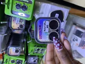 Maneer Redmi Note 13 Pro 5g Ring Glitter Camera Lens Protector