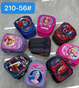 Kids Cartoon Bag 
Waterproof 
With Multiple Pockets
