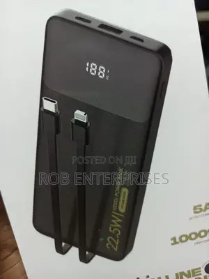 10000mah With Built-in Line Power Bank