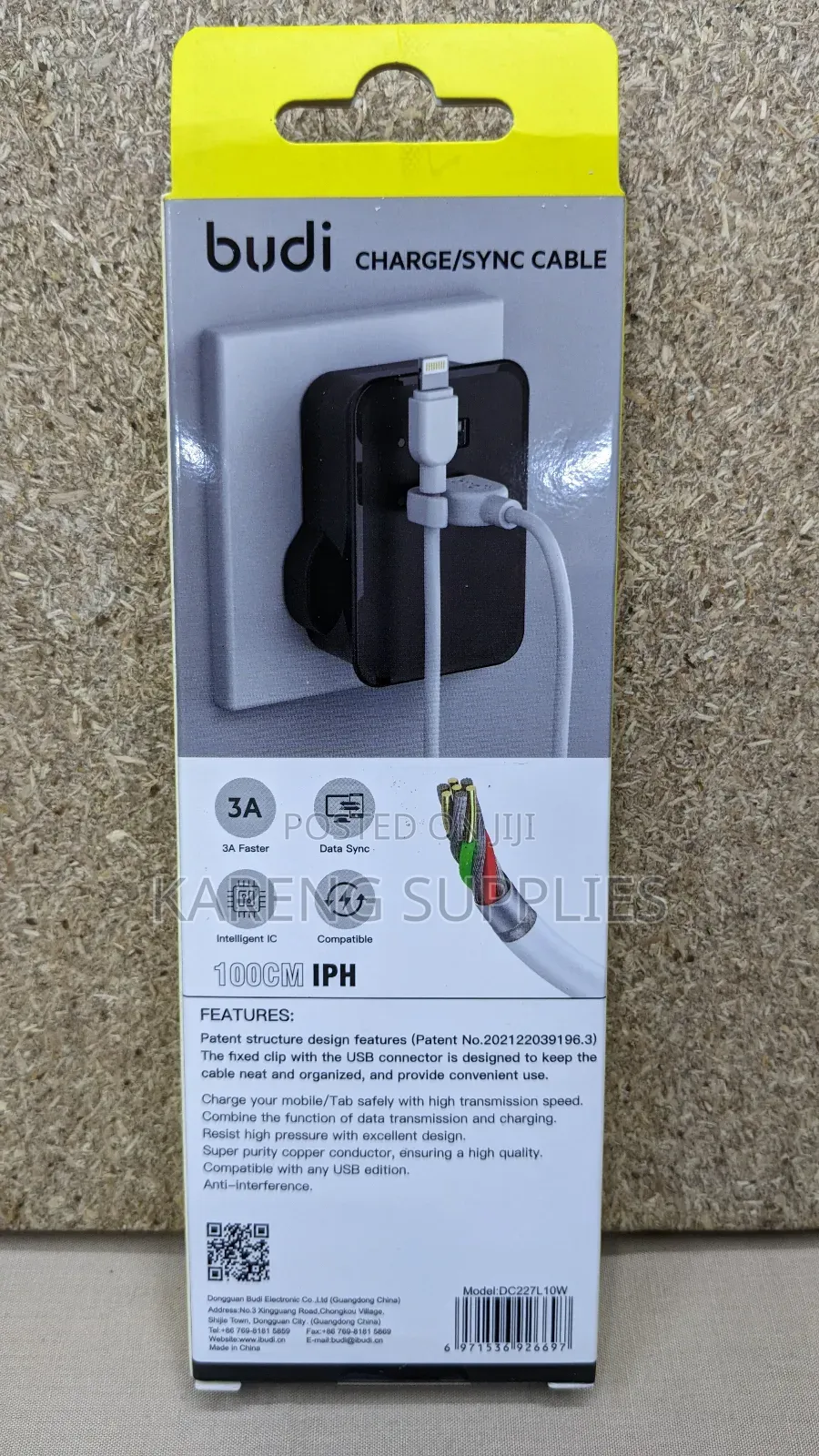 Budi 3a iPhone Data Cable