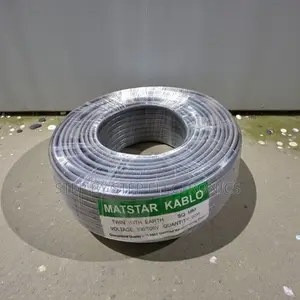Highly Durable 2.5mm 90m Roll Twin With Earth Flat Electrical Cable