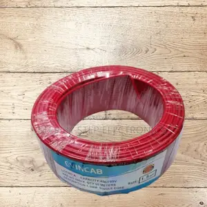 Evin Durable Red 2.5mm 90m PVC Insulated Heavy Duty Electrical Cable