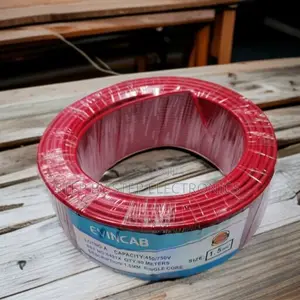 Evin High Performance Red 2.5mm 90m Flexible Wiring Electrical Cable