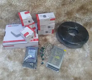 Hikvision 1080p Full Hd CCTV 6 Cameras Kit With DVR and 500gb Harddisk