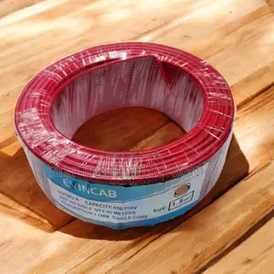 Evin Easy Connect Red 2.5mm 90m Flexible Wiring Electrical Cable