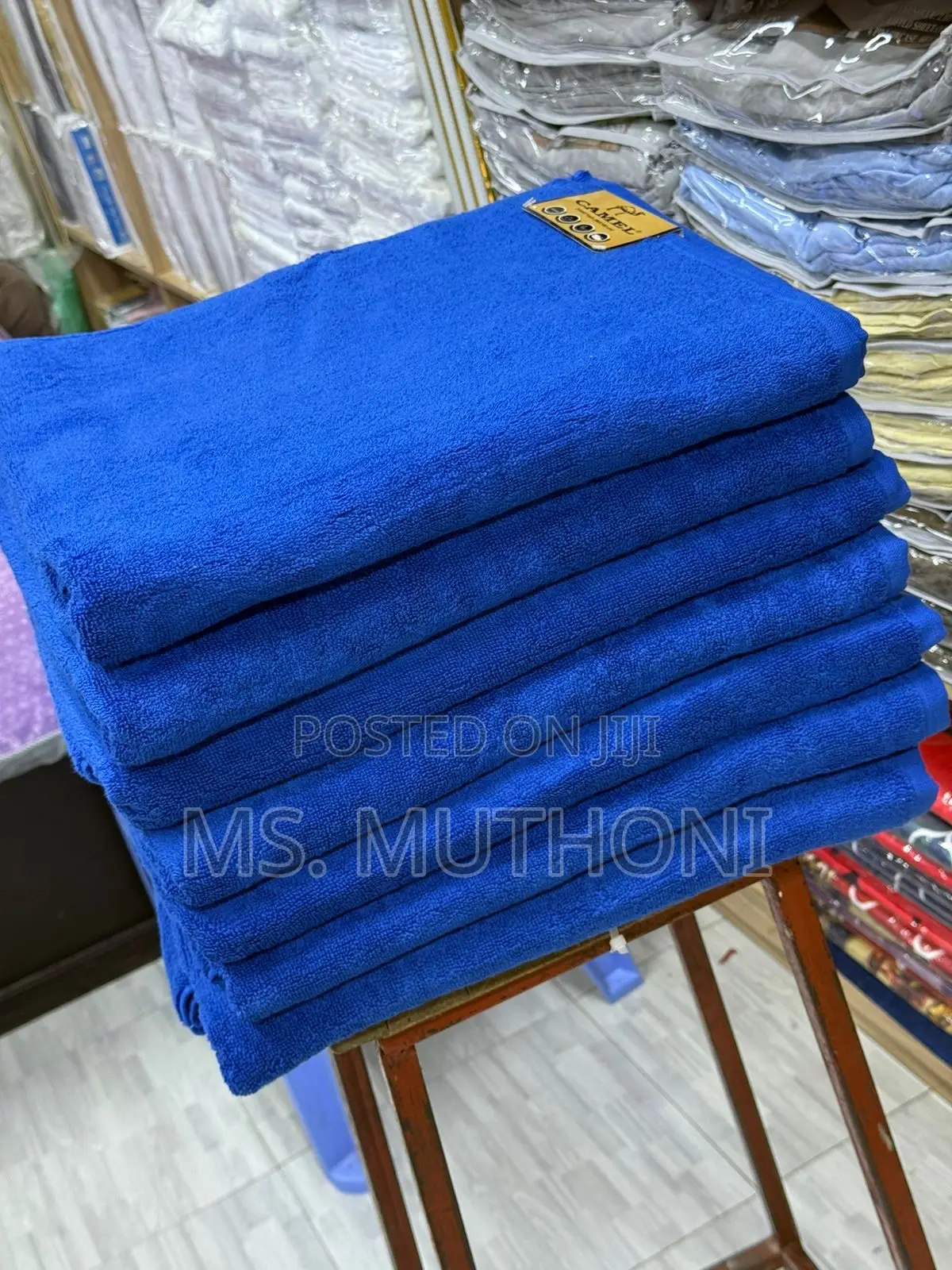 Ultra-Soft, Highly Absorbent, and Durable. Blue Large Towels