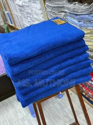 Ultra-Soft, Highly Absorbent, and Durable. Blue Large Towels