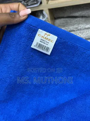 Ultra-Soft, Highly Absorbent, and Durable. Blue Large Towels