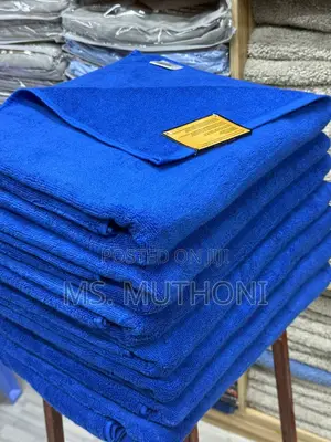 Ultra-Soft, Highly Absorbent, and Durable. Blue Large Towels