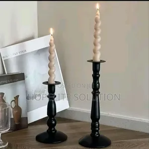 Metallic Candle Holders