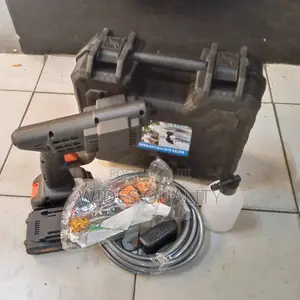 Cordless Electric Pressure Washer. Car Wash Spray Gun Machine