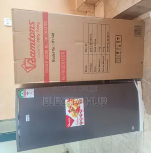 Ramtons Rf/140-Single Door 180lt Fridge-Silver