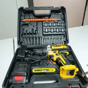 Cordless Drill Set With Bits Dewalt 48v