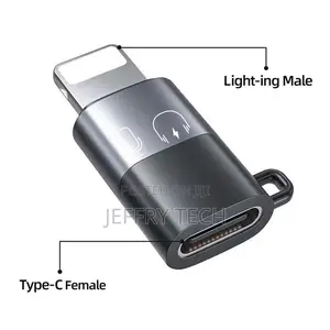 Usb-C to Lightning Otg Audio Adapter for Mic and Phone
