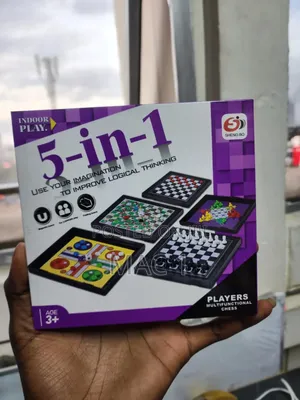 5 in 1 Family Board Game