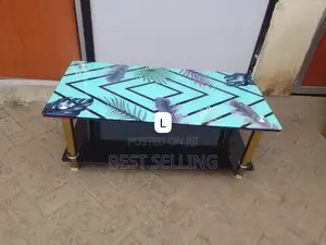 Colored Top Coffee Table
