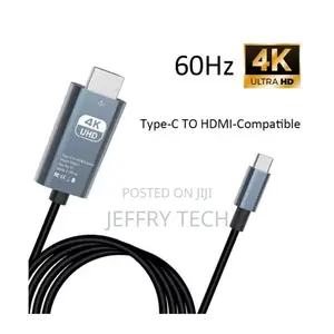 Usb Type-C to Hdmi Adapter Cable – 60hz Screen Mirroring for iPhone
