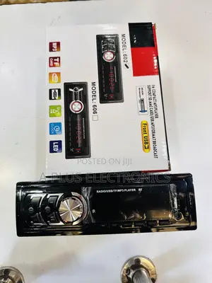 Single Din Bluetooth Car Radio With Fm, Aux, Usb