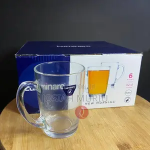 Luminarc 6pcs Set New Morning Clear Mugs for Home/Restaurant Use