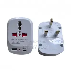 Universal Travel Plug Adapter – Dual Usb + Type-C, Worldwide Charger