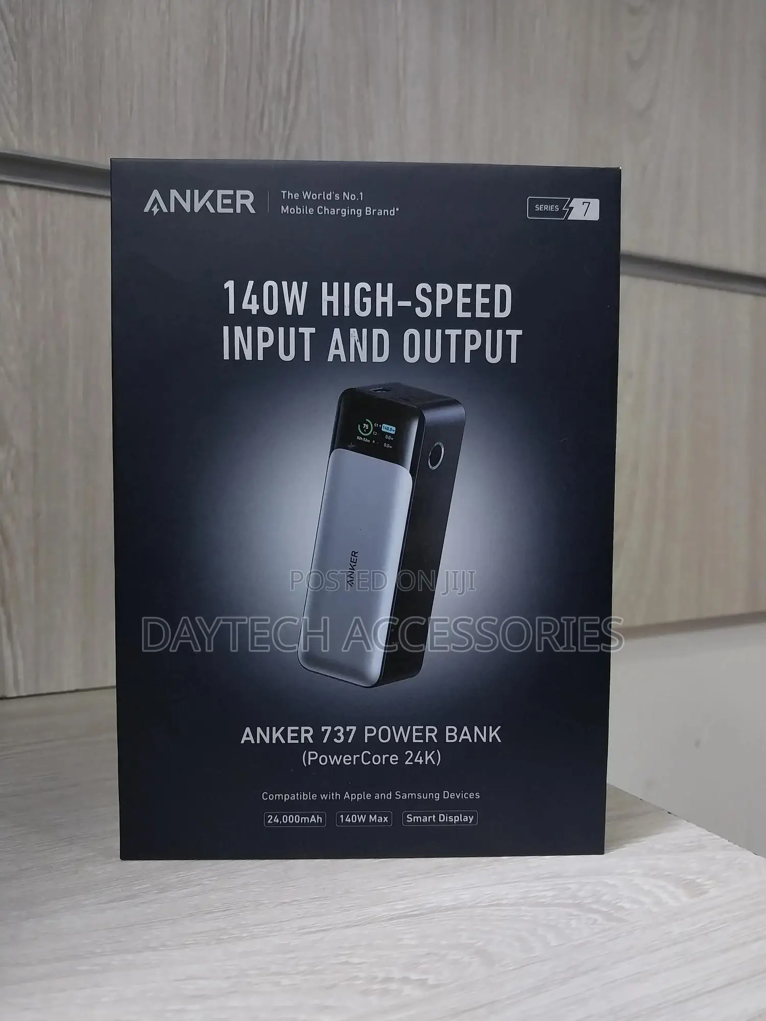 Anker 737 Power Bank (Powercore )140w High-Speed Input and Output.