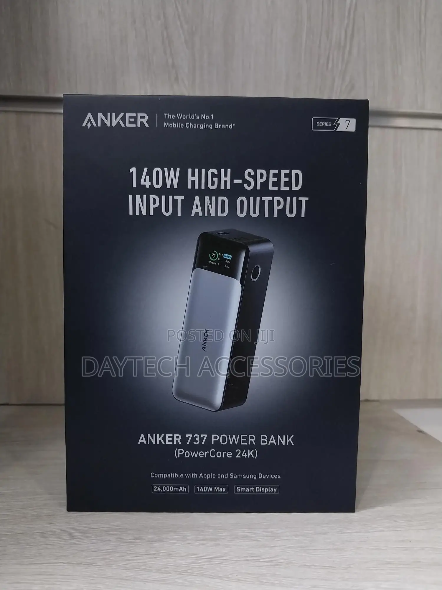 Anker 737 Power Bank (Powercore )140w High-Speed Input and Output.