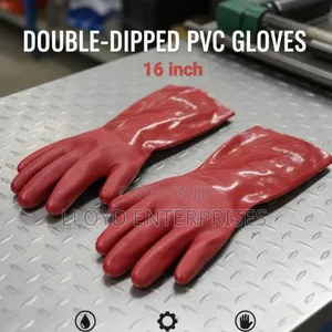 16inch Double Dipped Pvc Gloves