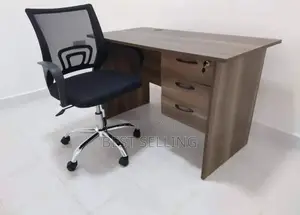 Study Desk and Mesh Office Chair