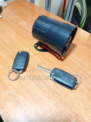 Car Alarm System With Ignition Key – Anti-Theft Remote Control