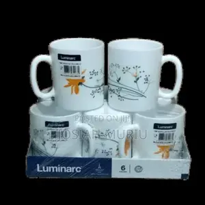 *Set of 6 Luminarc Ziva Peach Cups*