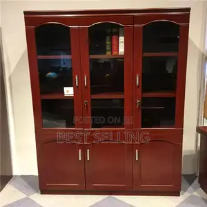 3 Door Wooden File Cabinet