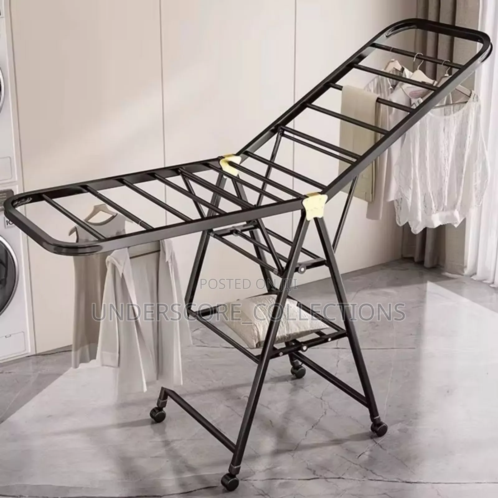 Movable Foldable/ Portable Laundry Drying Rack