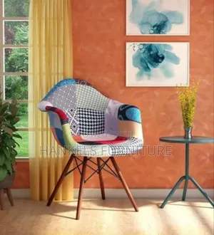 Classic Eames Chair With Colorful Patterns