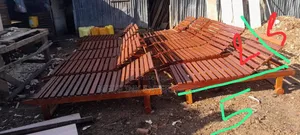 Pool Side Sunbeds (Mahogany)