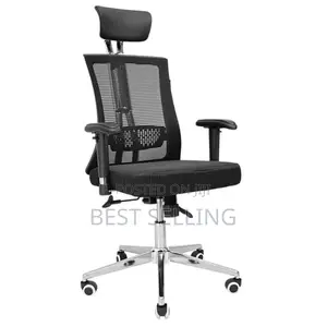 Black Orthopedic Office Chair
