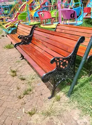 Cast Legs Wooden Outdoor Bench