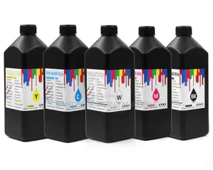 B/C/M/Y/White/Vanish Uv Curable Ink 1 Litre