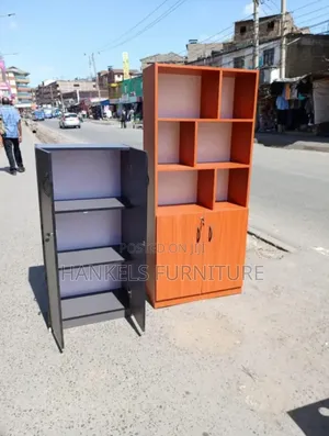 Premium Wooden Bookshelf With Bottom Drawer