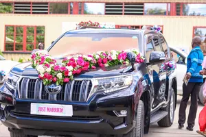 Wedding Event Car Decoration.