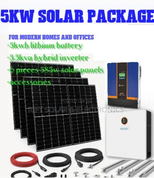 6.2 Kva - 5.12kwh Snadi Lithium Off-Grid System Free Installation