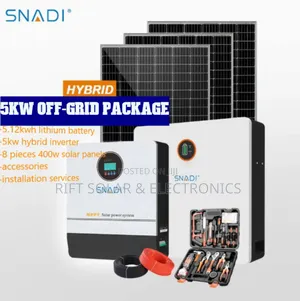 5.5kva Total Off-Grid Package 5.12kwh Lithium Ion Battery Package