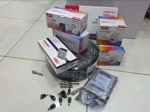 Complete Dahua 4 CCTV Cameras Full Color Night Vision